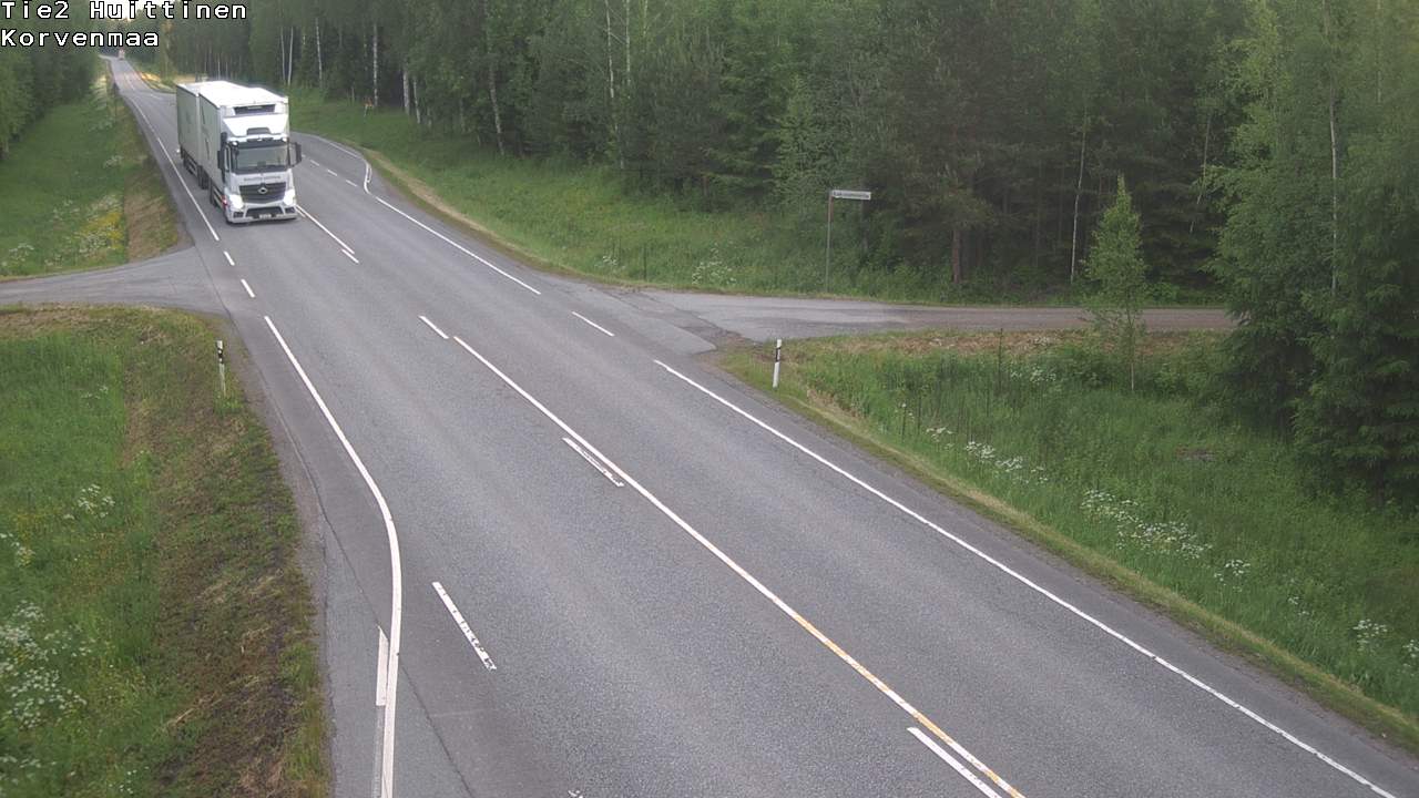 Weather Camera Image Road 2 Huittinen, Korvenmaa, Huittinen, Satakunta