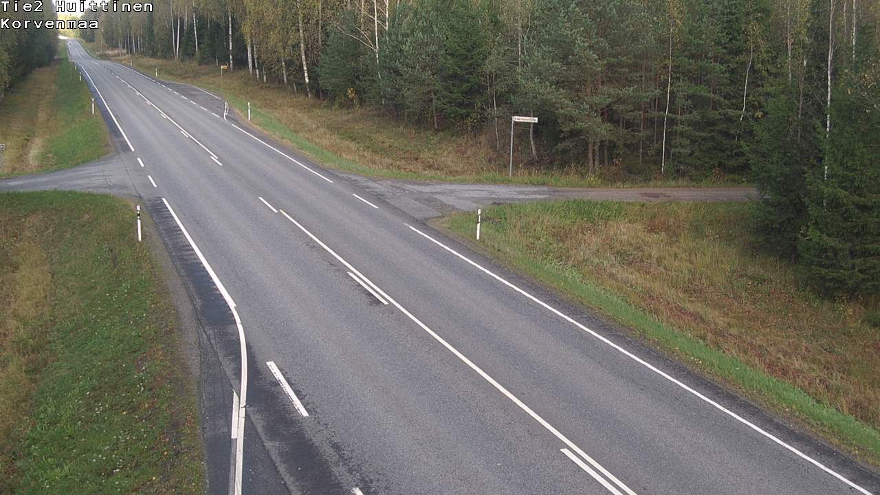 Weather Camera Image Road 2 Huittinen, Korvenmaa, Huittinen, Satakunta