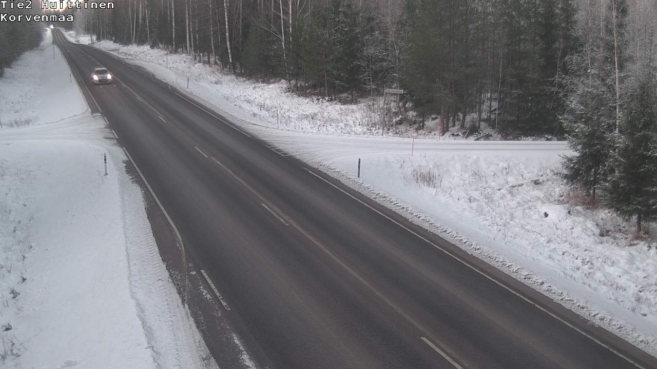 Weather Camera Image Väg 2 Huittinen, Korvenmaa, Huittinen, Satakunta