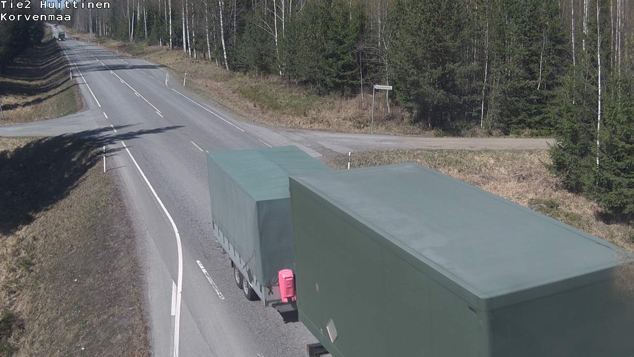 Weather Camera Image Road 2 Huittinen, Korvenmaa, Huittinen, Satakunta