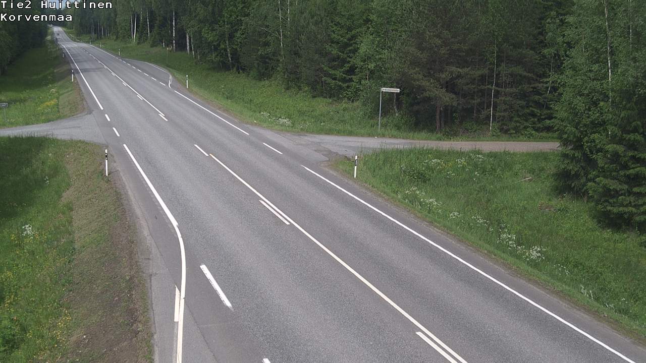 Weather Camera Image Road 2 Huittinen, Korvenmaa, Huittinen, Satakunta