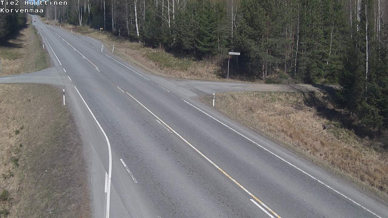 Weather Camera Image Road 2 Huittinen, Korvenmaa, Huittinen, Satakunta