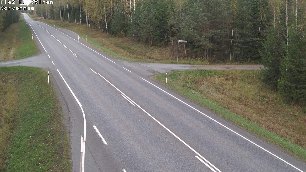 Weather Camera Image Road 2 Huittinen, Korvenmaa, Huittinen, Satakunta
