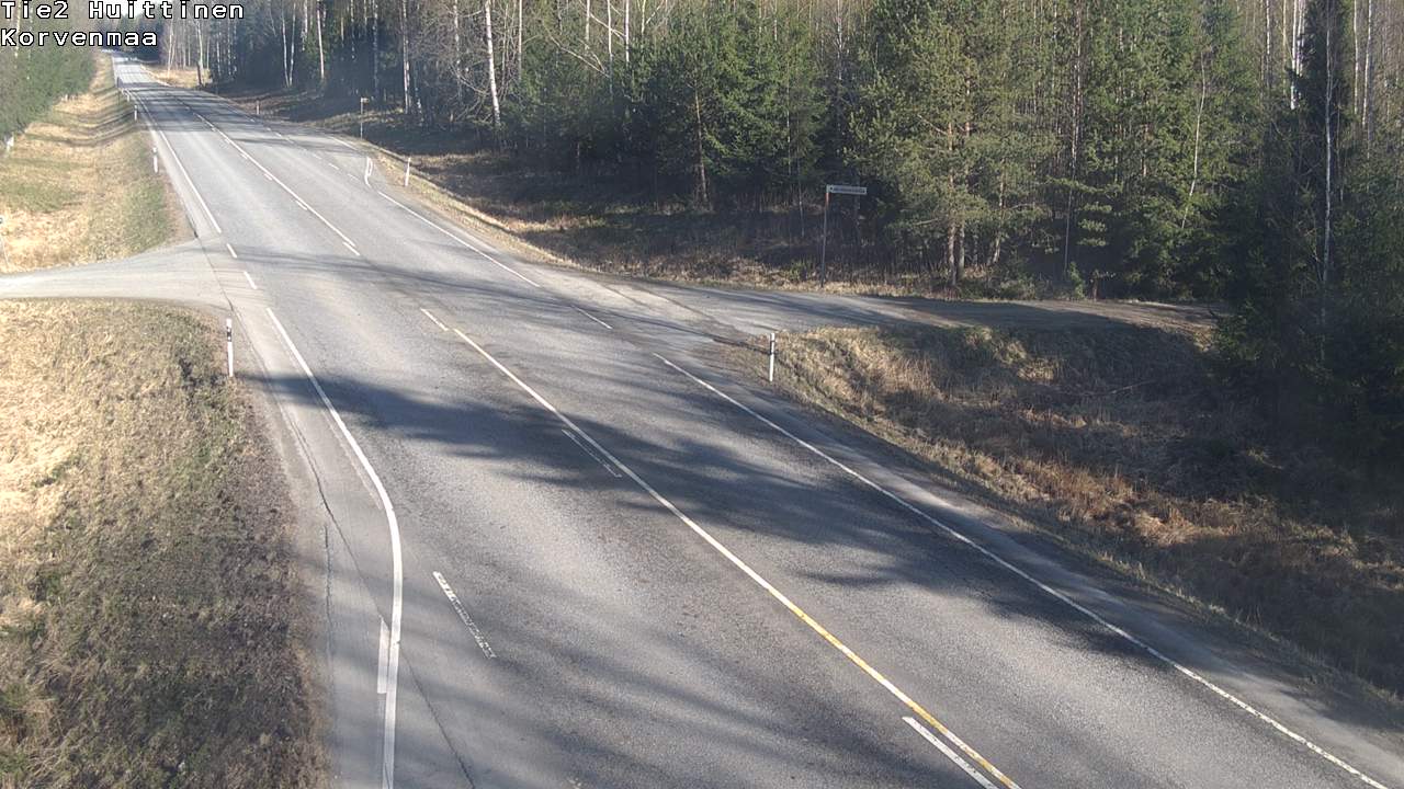 Weather Camera Image Road 2 Huittinen, Korvenmaa, Huittinen, Satakunta