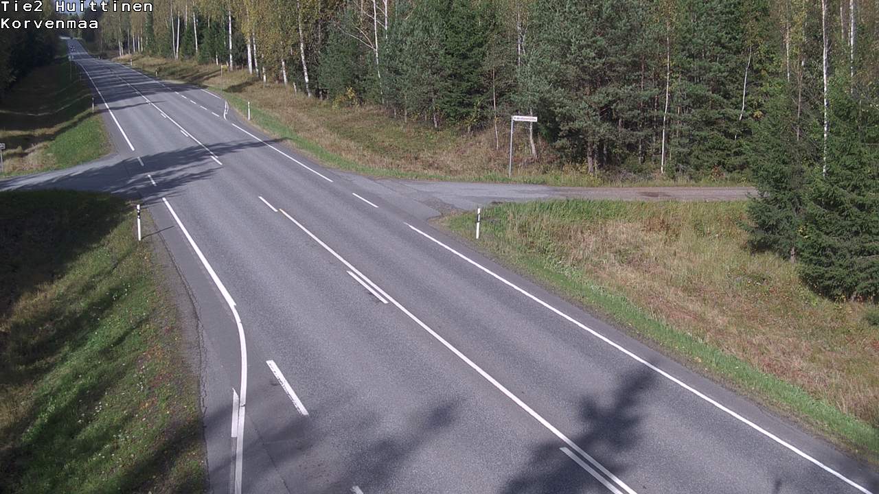 Weather Camera Image Road 2 Huittinen, Korvenmaa, Huittinen, Satakunta