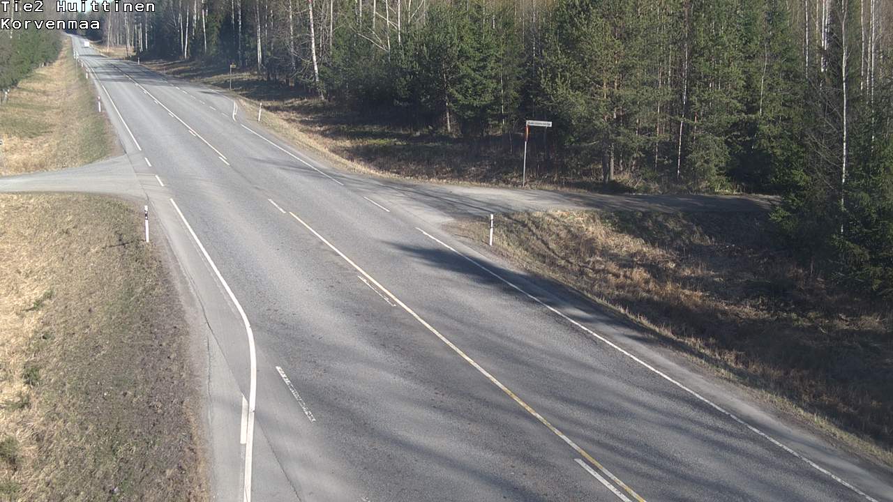 Weather Camera Image Road 2 Huittinen, Korvenmaa, Huittinen, Satakunta