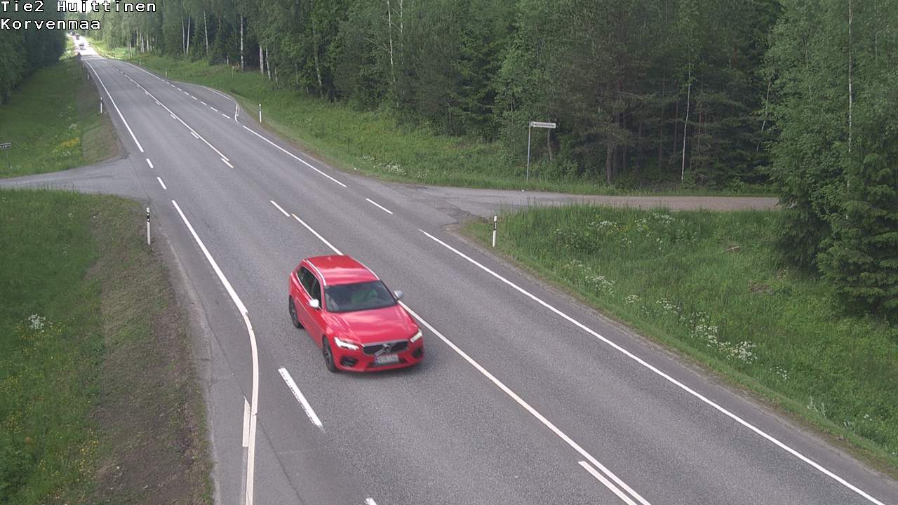 Weather Camera Image Väg 2 Huittinen, Korvenmaa, Huittinen, Satakunta