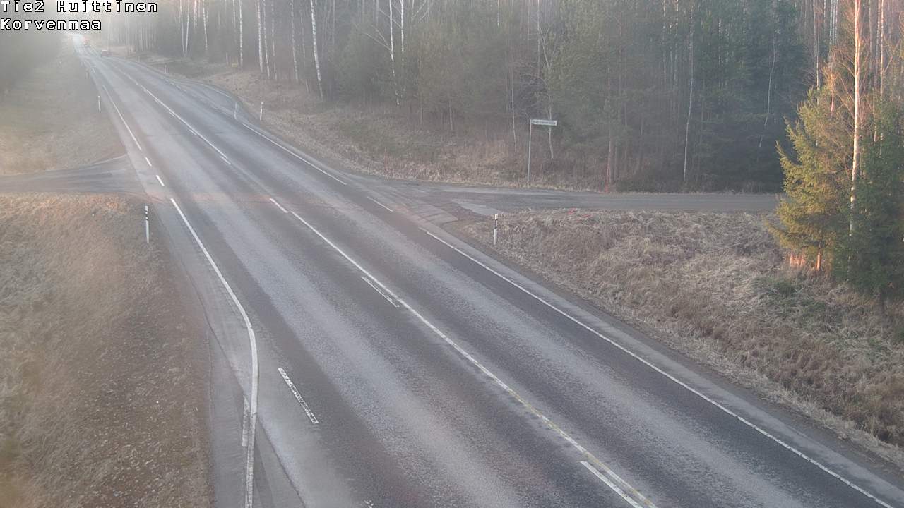 Weather Camera Image Road 2 Huittinen, Korvenmaa, Huittinen, Satakunta