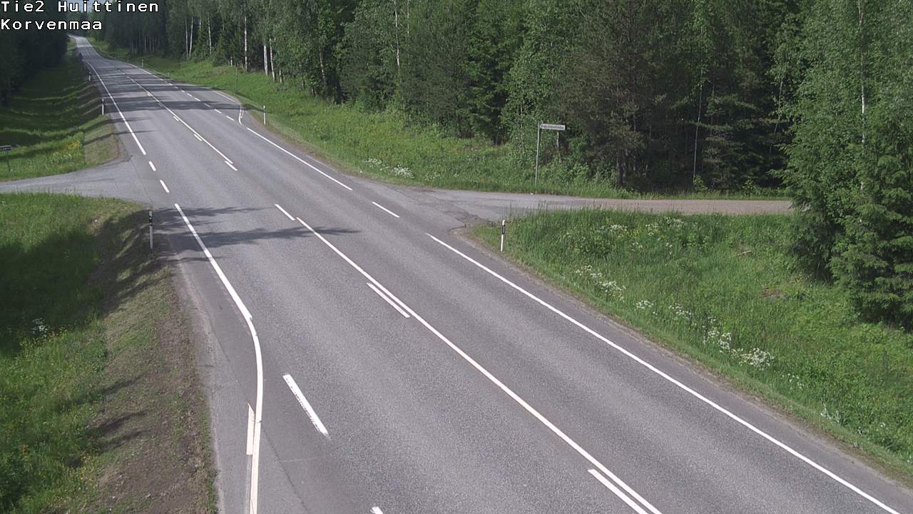 Weather Camera Image Väg 2 Huittinen, Korvenmaa, Huittinen, Satakunta