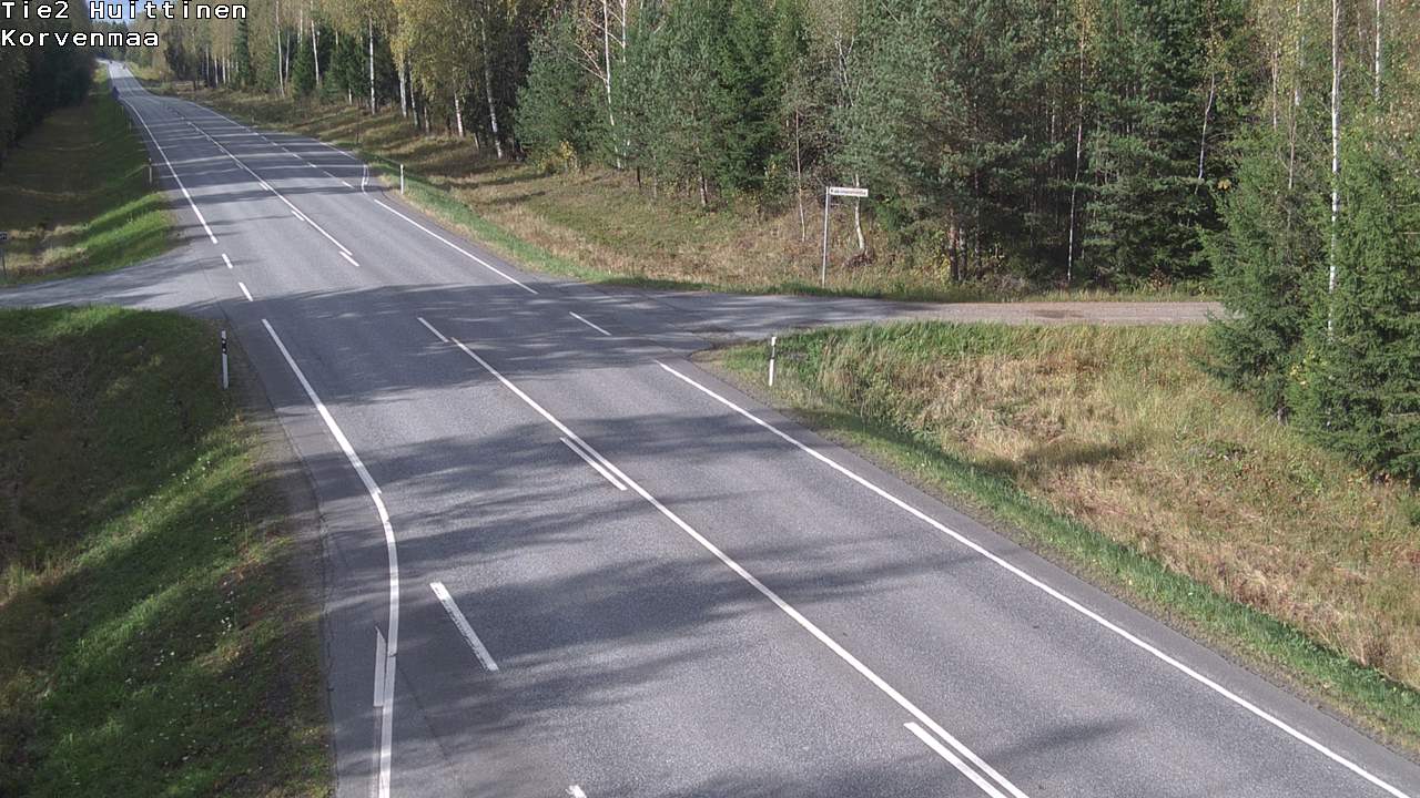 Weather Camera Image Väg 2 Huittinen, Korvenmaa, Huittinen, Satakunta