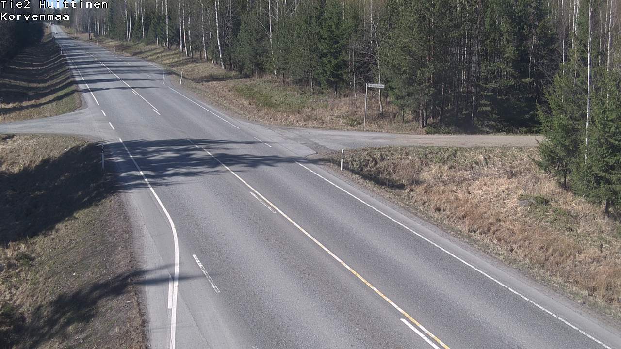 Weather Camera Image Road 2 Huittinen, Korvenmaa, Huittinen, Satakunta