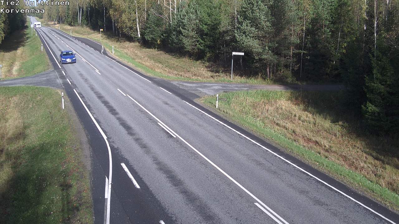 Weather Camera Image Road 2 Huittinen, Korvenmaa, Huittinen, Satakunta