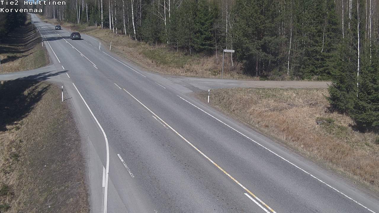 Weather Camera Image Road 2 Huittinen, Korvenmaa, Huittinen, Satakunta