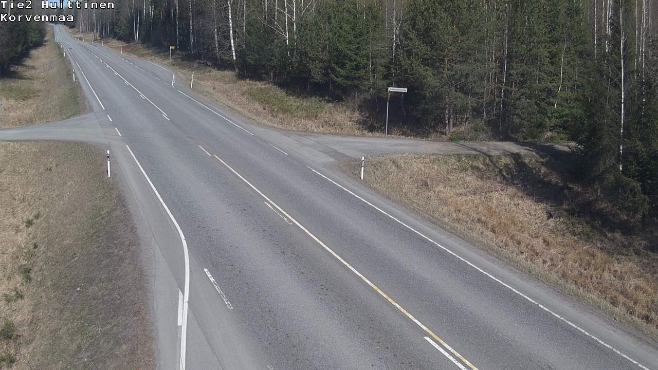 Weather Camera Image Road 2 Huittinen, Korvenmaa, Huittinen, Satakunta