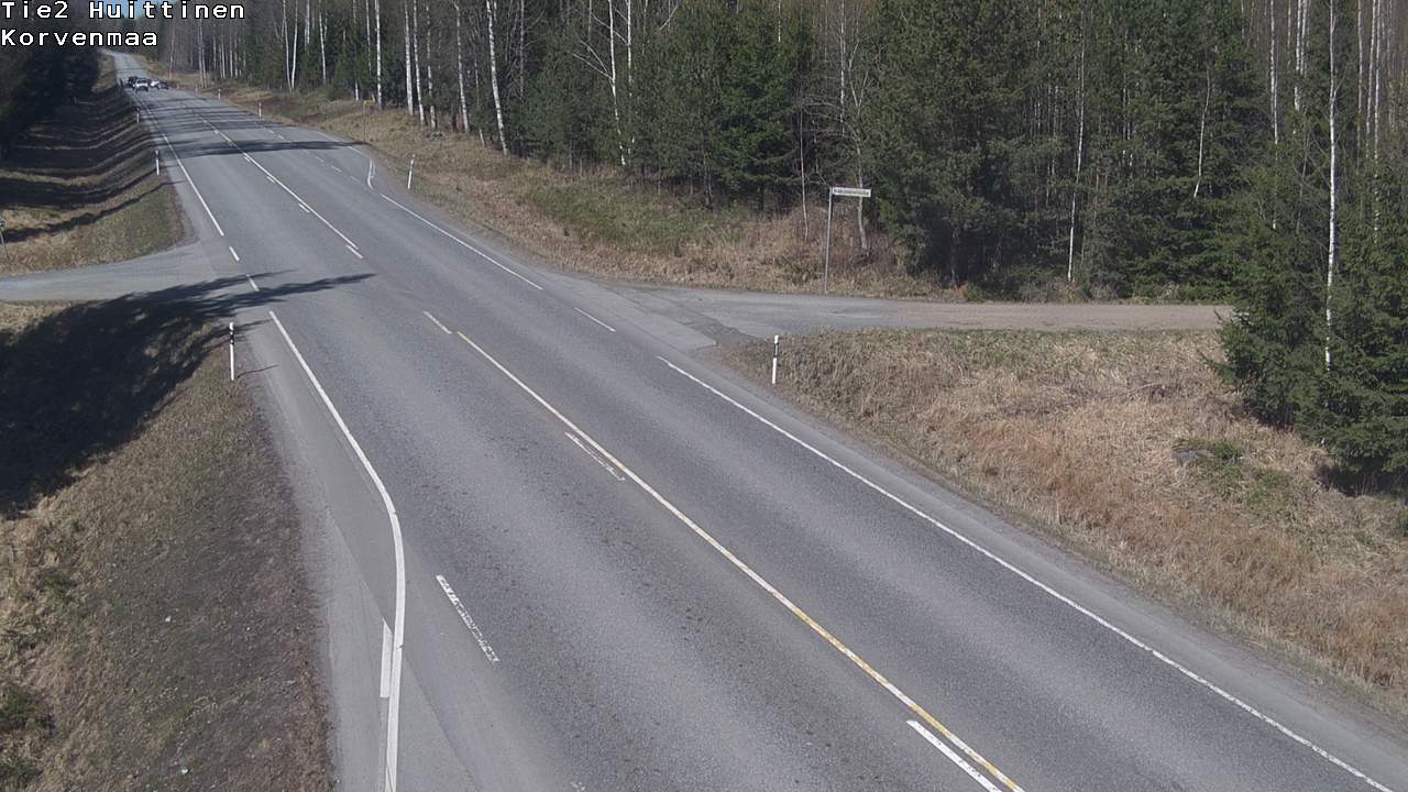 Weather Camera Image Road 2 Huittinen, Korvenmaa, Huittinen, Satakunta