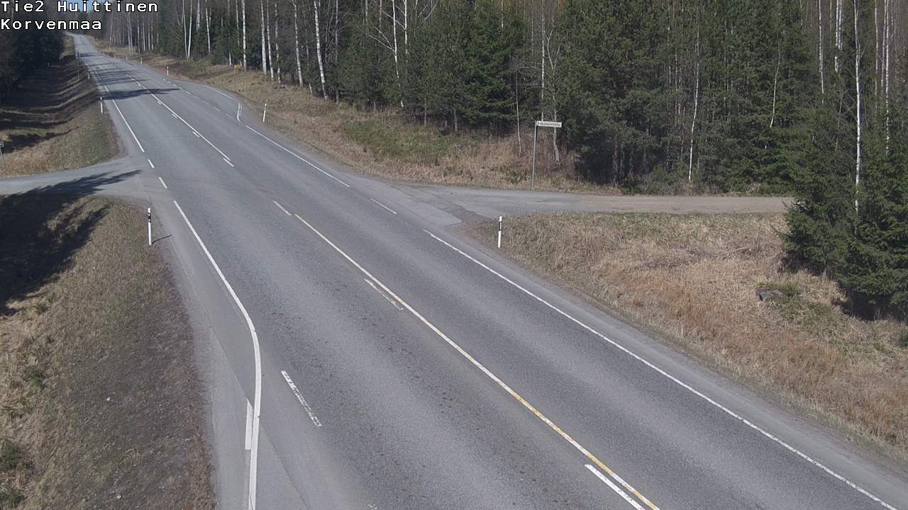 Weather Camera Image Road 2 Huittinen, Korvenmaa, Huittinen, Satakunta