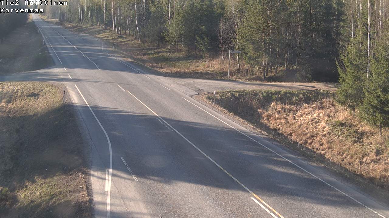 Weather Camera Image Road 2 Huittinen, Korvenmaa, Huittinen, Satakunta