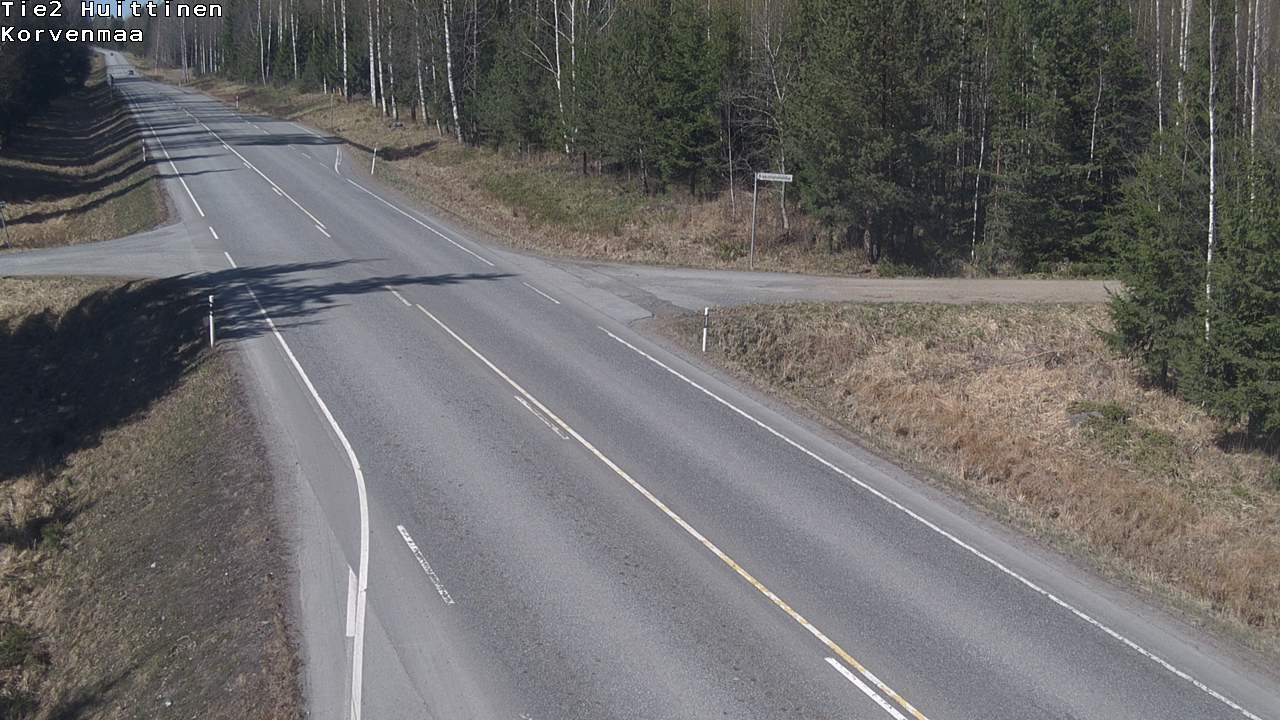 Weather Camera Image Road 2 Huittinen, Korvenmaa, Huittinen, Satakunta