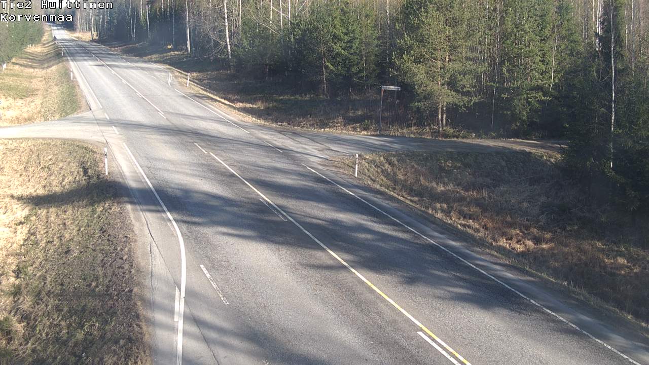 Weather Camera Image Road 2 Huittinen, Korvenmaa, Huittinen, Satakunta