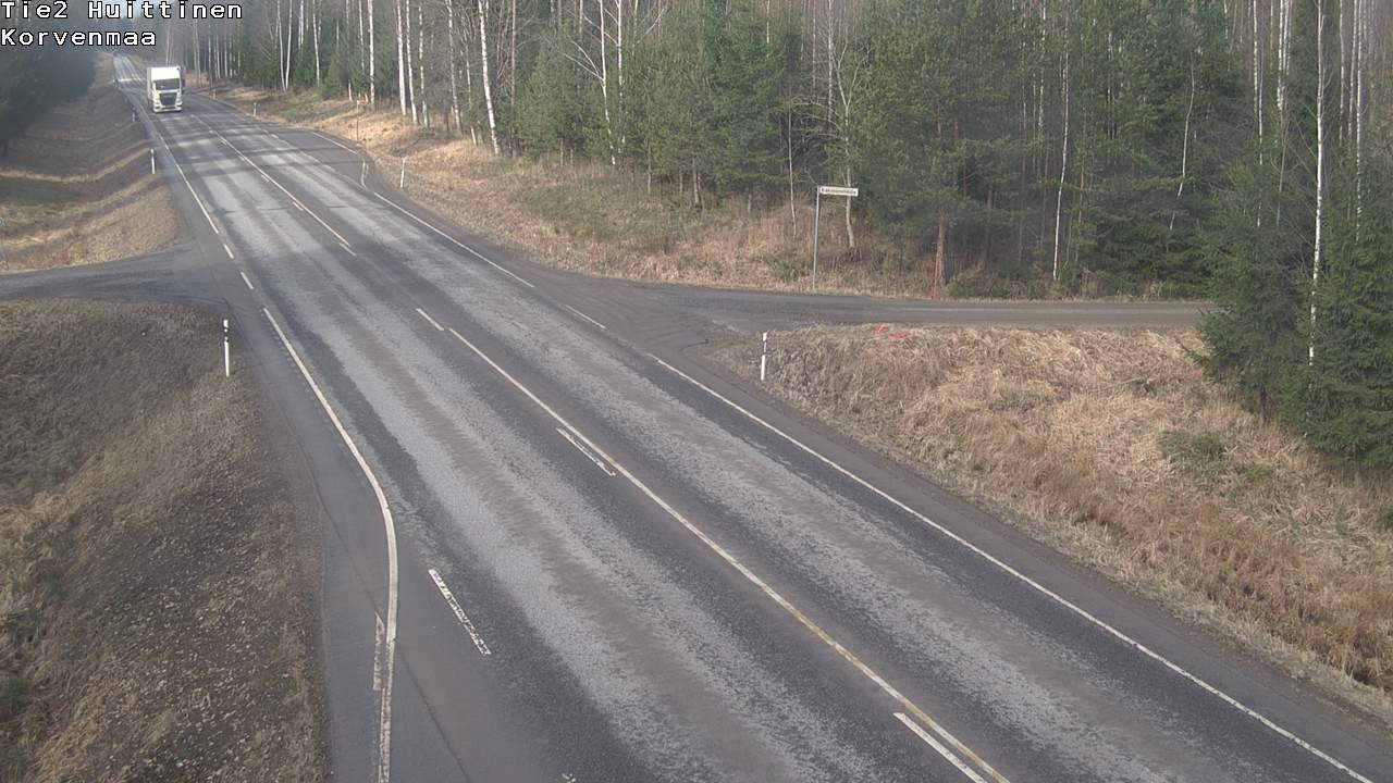 Weather Camera Image Väg 2 Huittinen, Korvenmaa, Huittinen, Satakunta