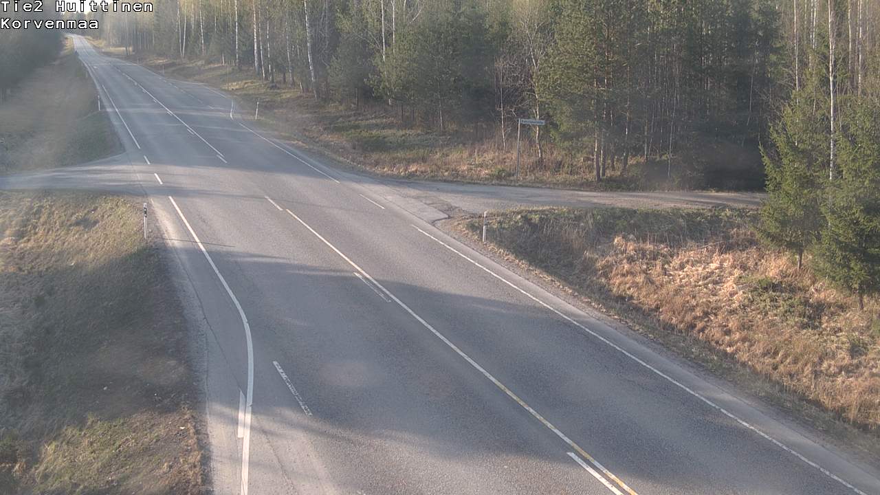 Weather Camera Image Road 2 Huittinen, Korvenmaa, Huittinen, Satakunta