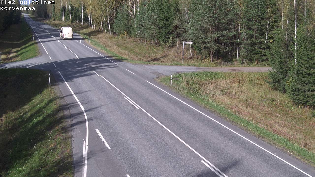 Weather Camera Image Väg 2 Huittinen, Korvenmaa, Huittinen, Satakunta