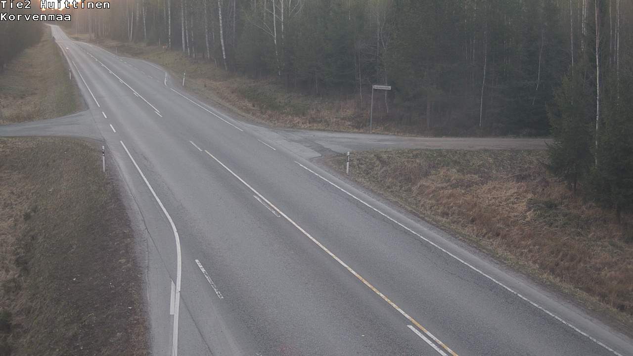 Weather Camera Image Road 2 Huittinen, Korvenmaa, Huittinen, Satakunta