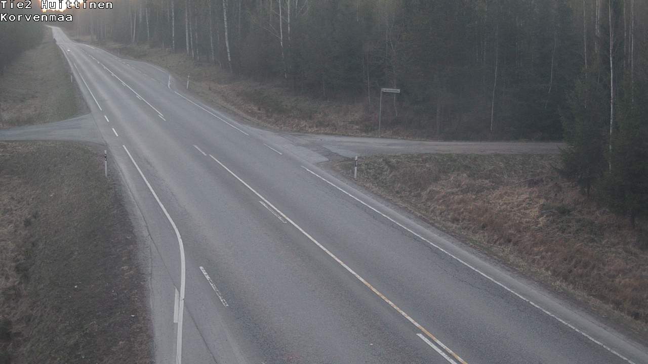 Weather Camera Image Road 2 Huittinen, Korvenmaa, Huittinen, Satakunta