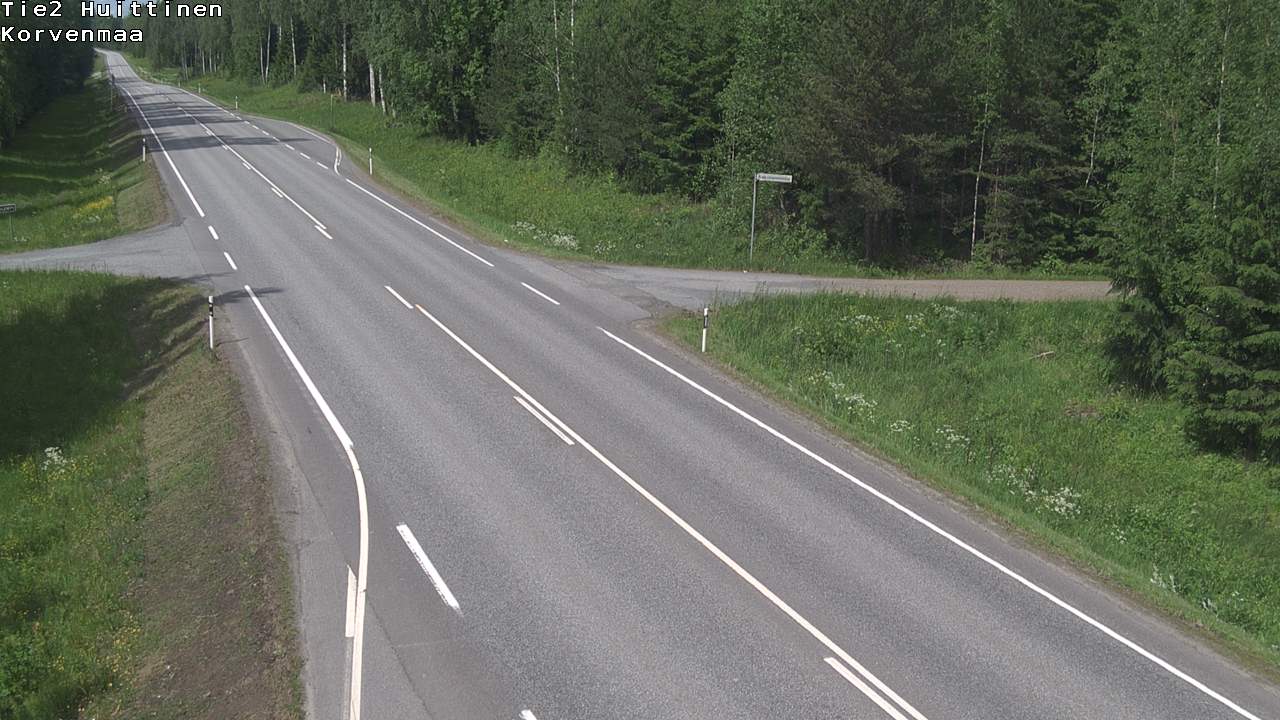 Weather Camera Image Väg 2 Huittinen, Korvenmaa, Huittinen, Satakunta