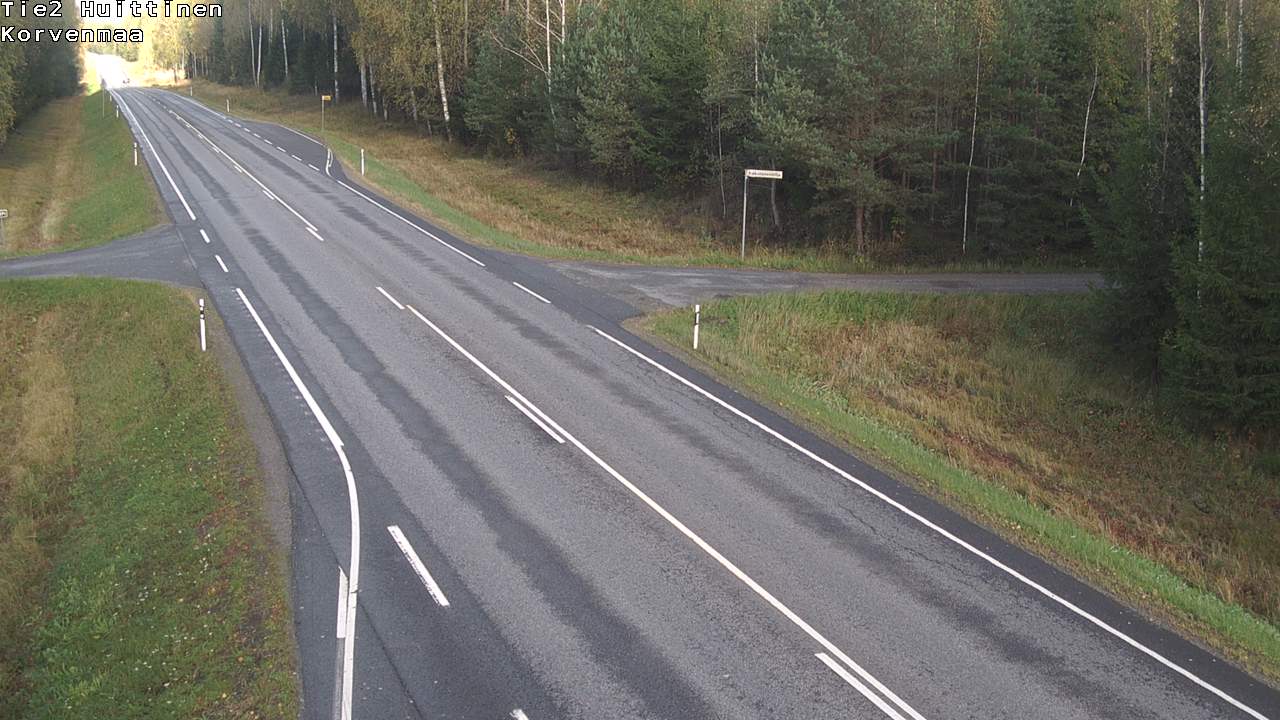 Weather Camera Image Road 2 Huittinen, Korvenmaa, Huittinen, Satakunta