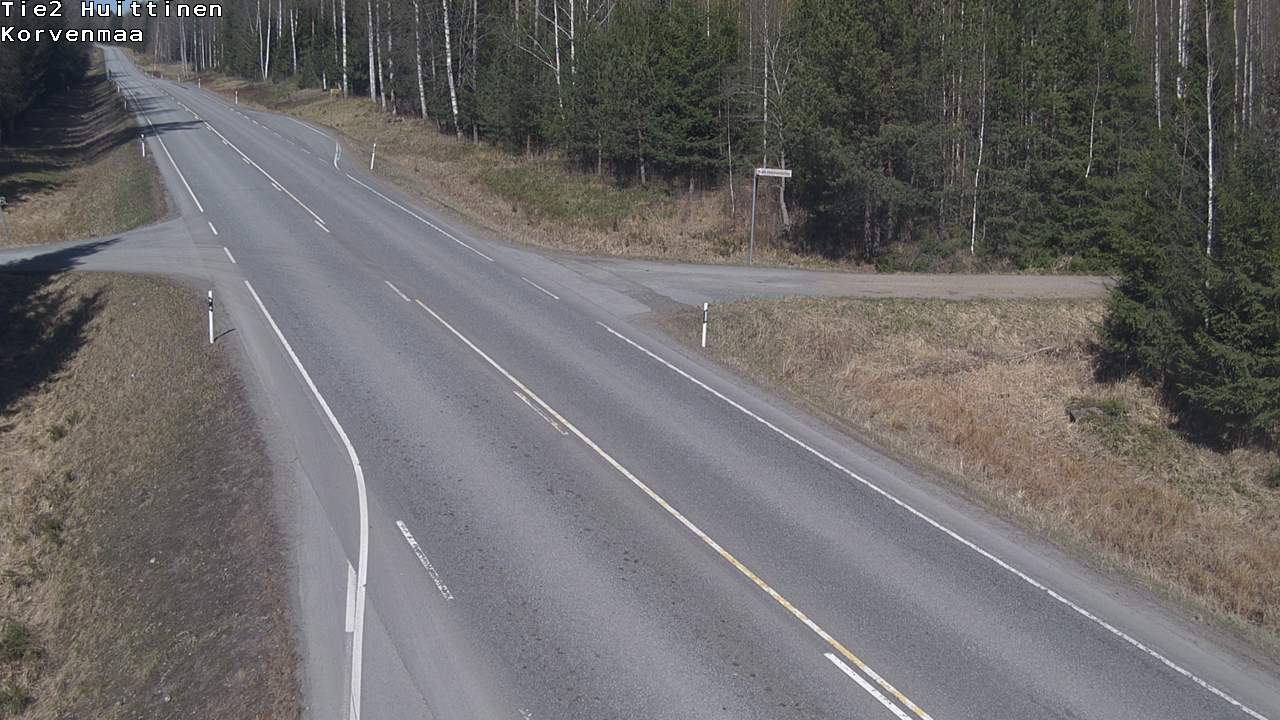 Weather Camera Image Road 2 Huittinen, Korvenmaa, Huittinen, Satakunta