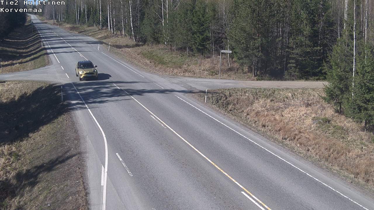 Weather Camera Image Road 2 Huittinen, Korvenmaa, Huittinen, Satakunta