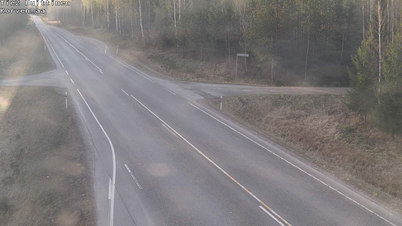 Weather Camera Image Road 2 Huittinen, Korvenmaa, Huittinen, Satakunta
