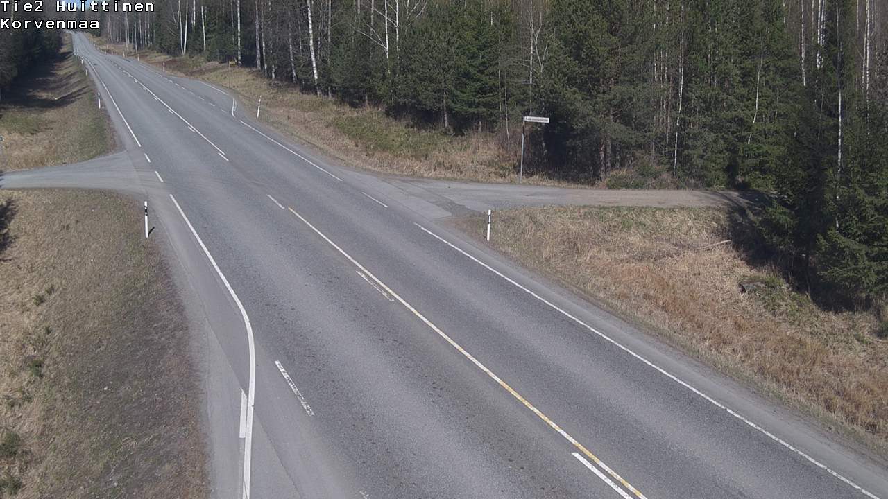 Weather Camera Image Road 2 Huittinen, Korvenmaa, Huittinen, Satakunta