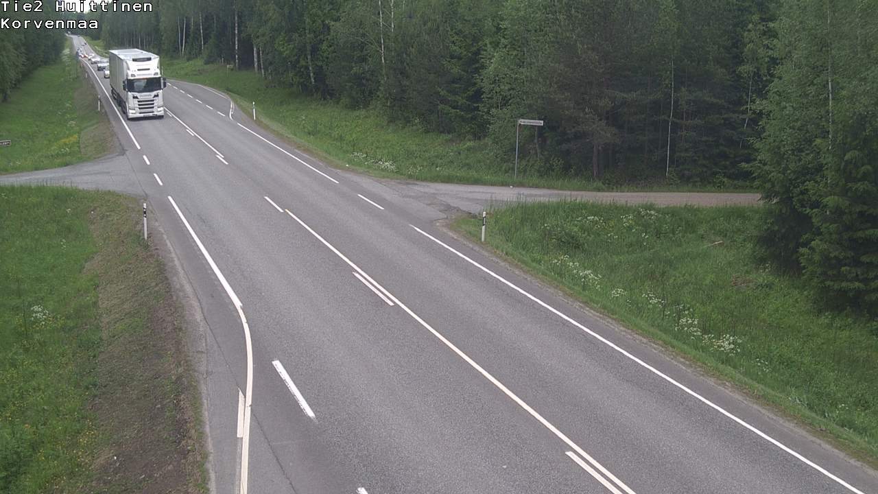 Weather Camera Image Väg 2 Huittinen, Korvenmaa, Huittinen, Satakunta