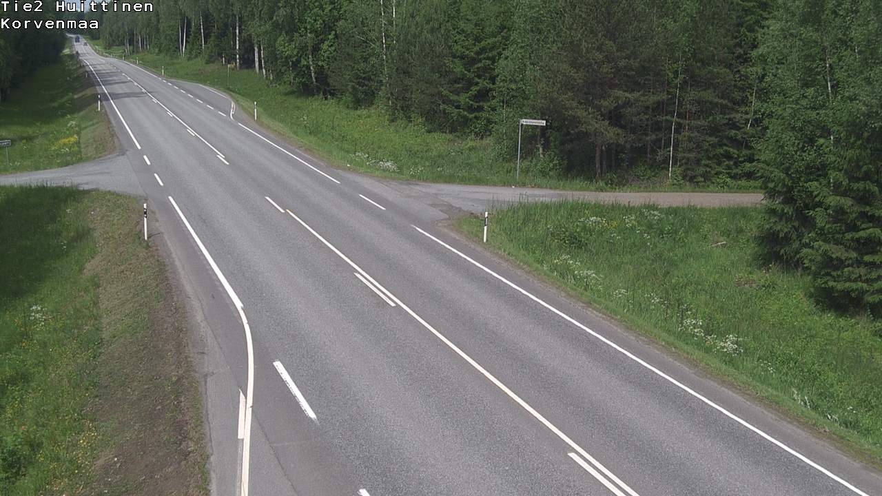 Weather Camera Image Road 2 Huittinen, Korvenmaa, Huittinen, Satakunta