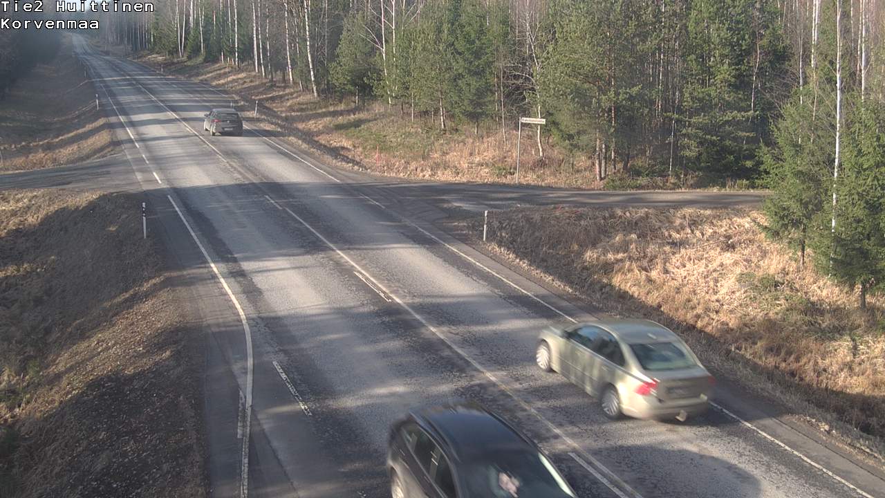 Weather Camera Image Väg 2 Huittinen, Korvenmaa, Huittinen, Satakunta