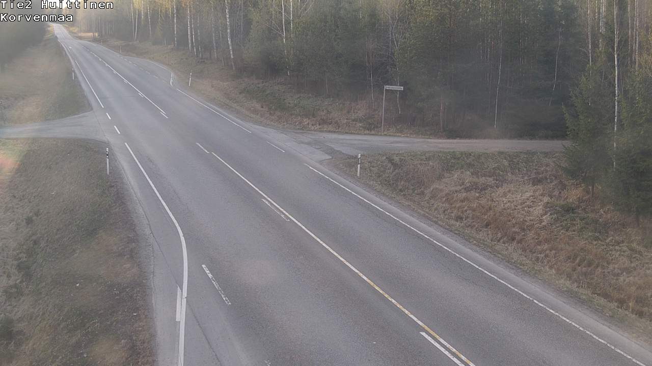 Weather Camera Image Road 2 Huittinen, Korvenmaa, Huittinen, Satakunta
