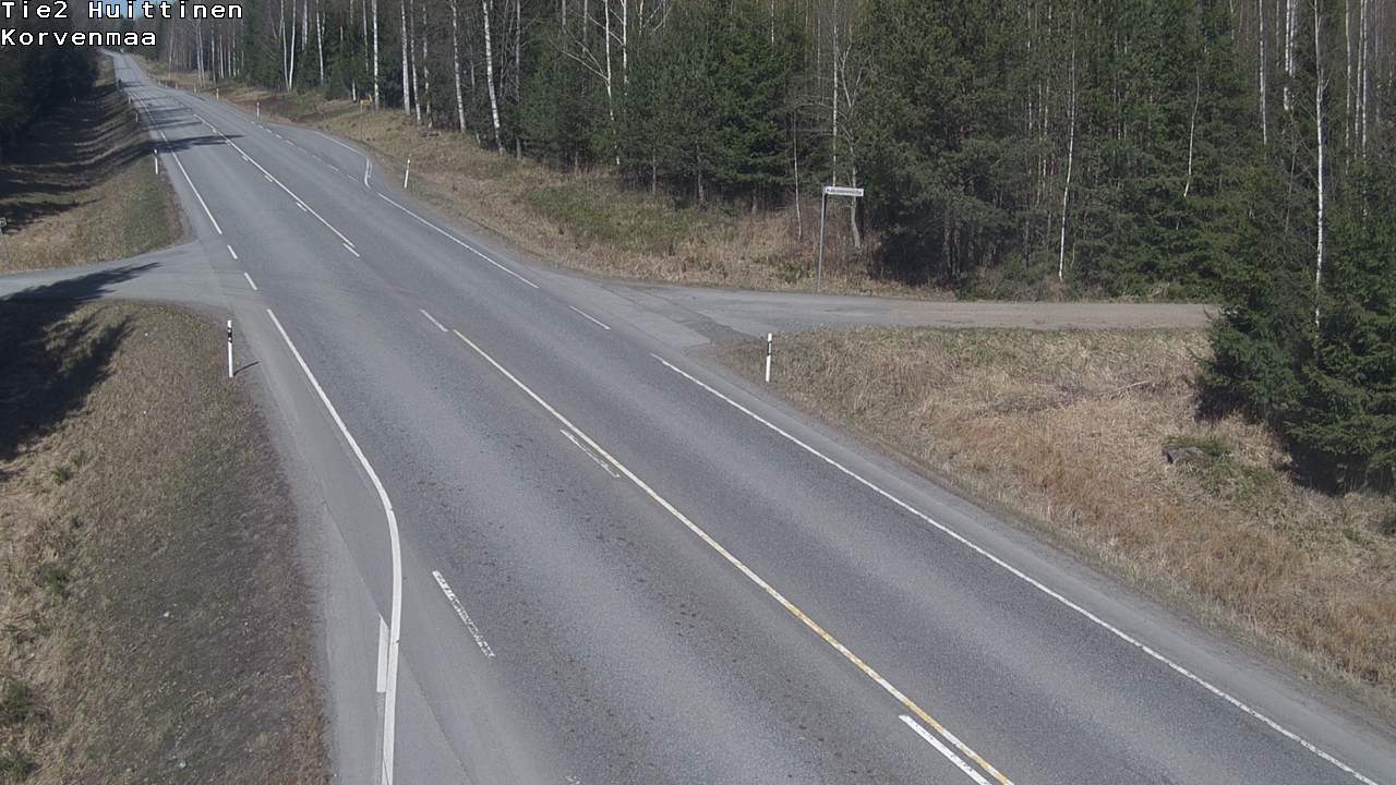 Weather Camera Image Road 2 Huittinen, Korvenmaa, Huittinen, Satakunta