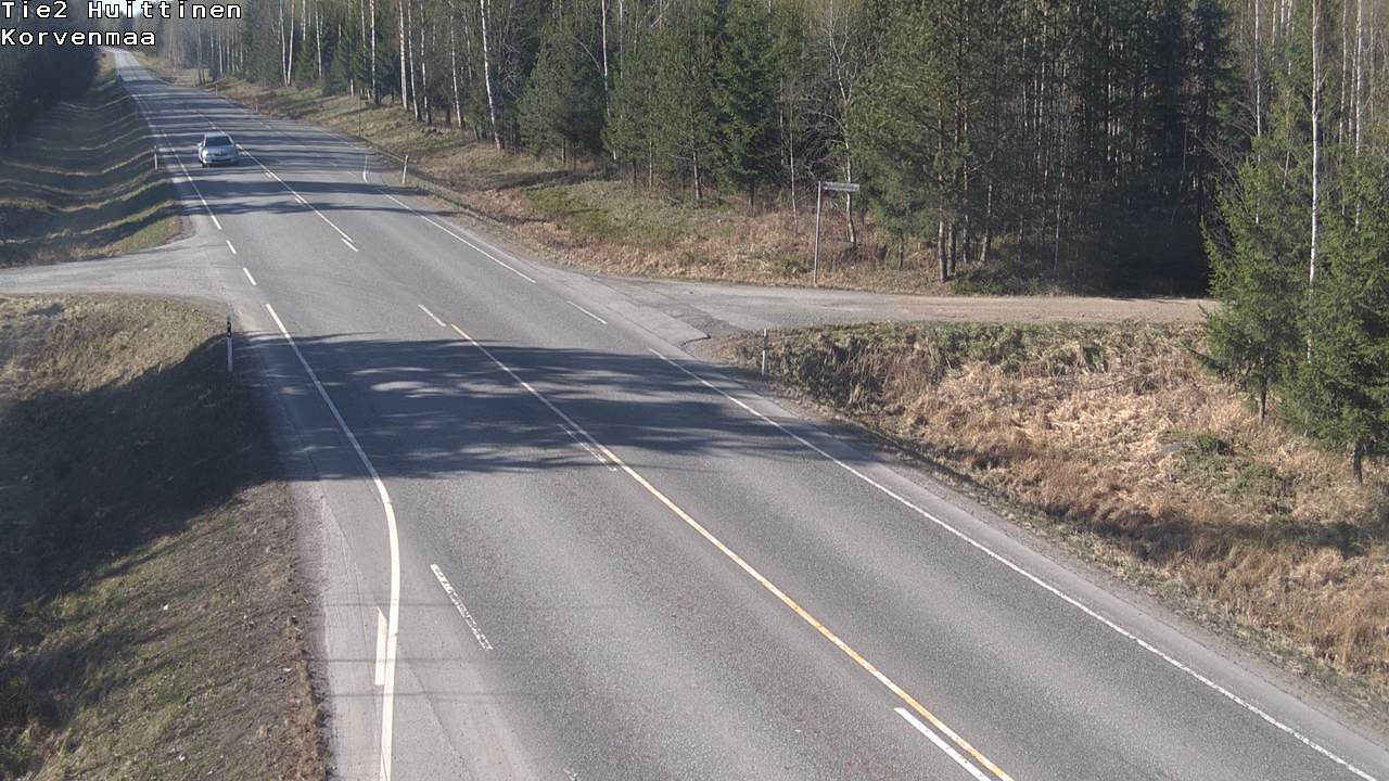 Weather Camera Image Road 2 Huittinen, Korvenmaa, Huittinen, Satakunta
