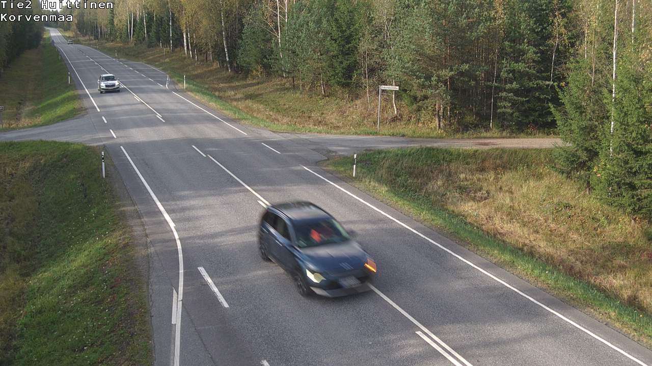Weather Camera Image Väg 2 Huittinen, Korvenmaa, Huittinen, Satakunta