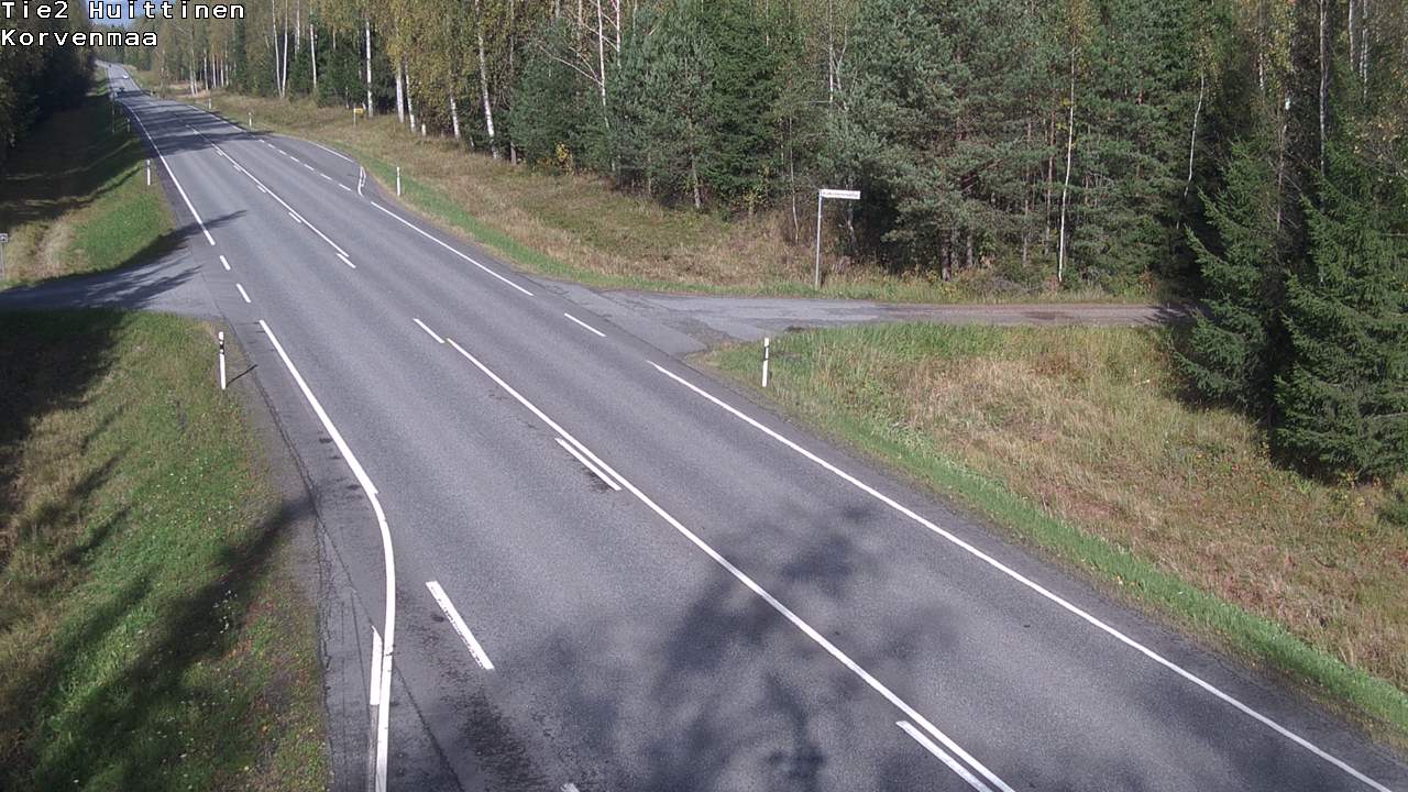 Weather Camera Image Road 2 Huittinen, Korvenmaa, Huittinen, Satakunta