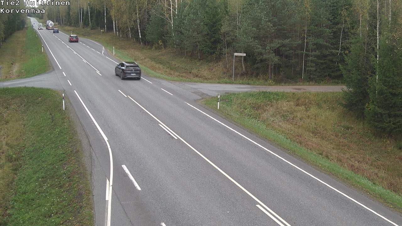 Weather Camera Image Väg 2 Huittinen, Korvenmaa, Huittinen, Satakunta