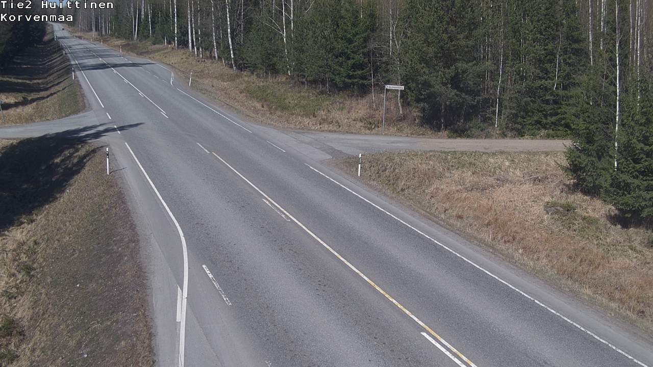 Weather Camera Image Road 2 Huittinen, Korvenmaa, Huittinen, Satakunta