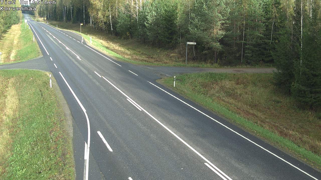 Weather Camera Image Road 2 Huittinen, Korvenmaa, Huittinen, Satakunta