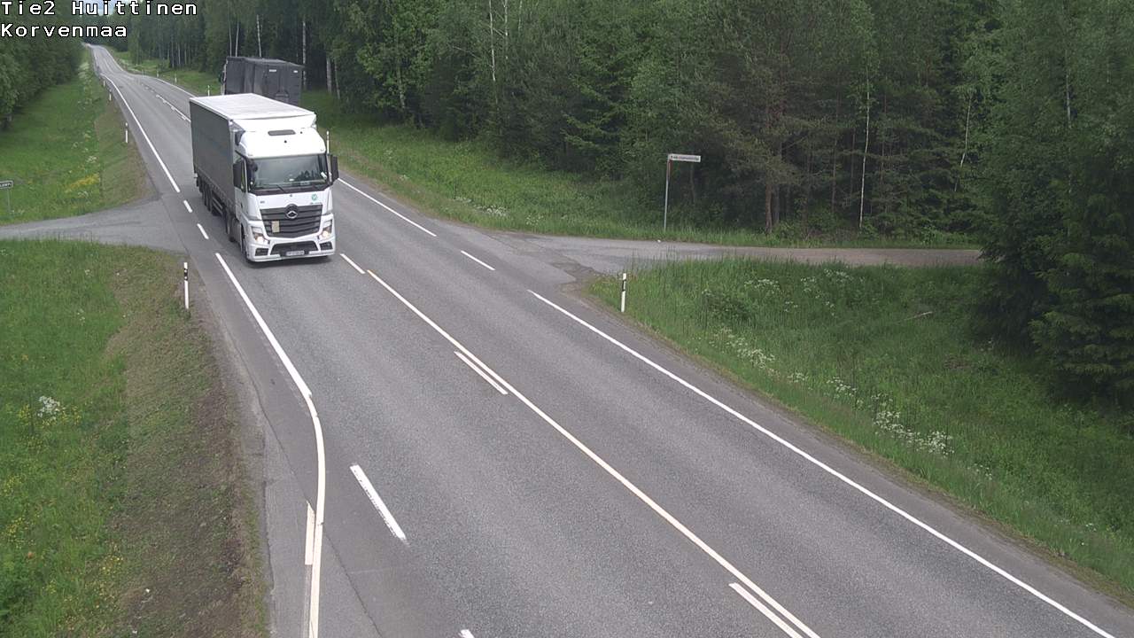 Weather Camera Image Road 2 Huittinen, Korvenmaa, Huittinen, Satakunta