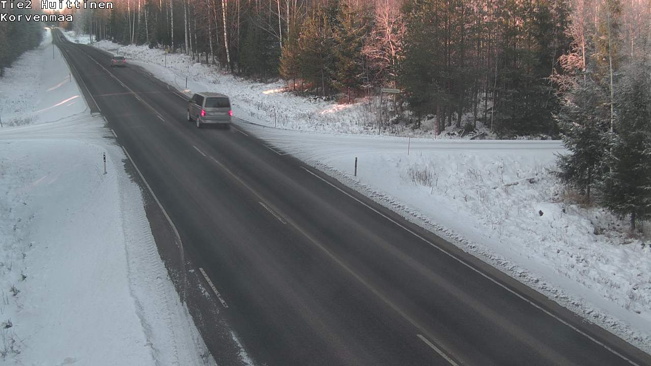 Weather Camera Image Väg 2 Huittinen, Korvenmaa, Huittinen, Satakunta