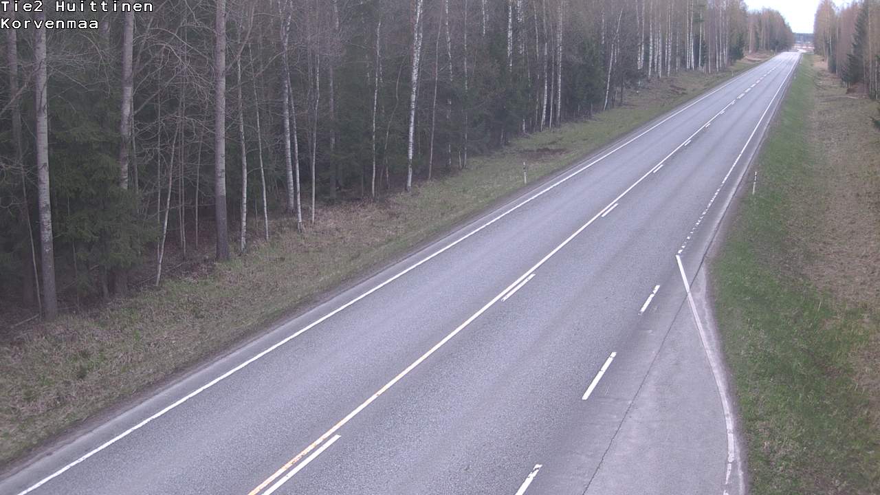 Weather Camera Image Väg 2 Huittinen, Korvenmaa, Huittinen, Satakunta