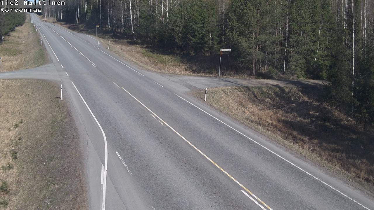 Weather Camera Image Road 2 Huittinen, Korvenmaa, Huittinen, Satakunta