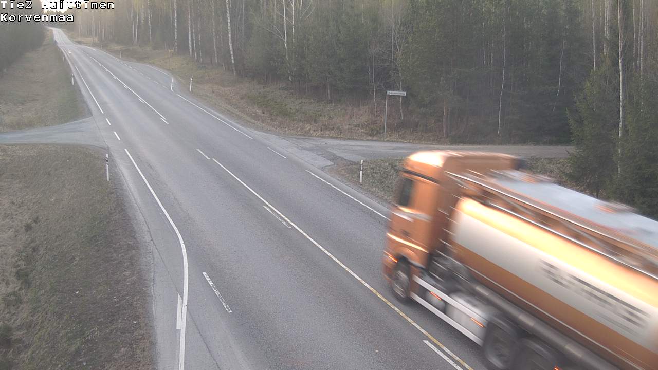 Weather Camera Image Road 2 Huittinen, Korvenmaa, Huittinen, Satakunta
